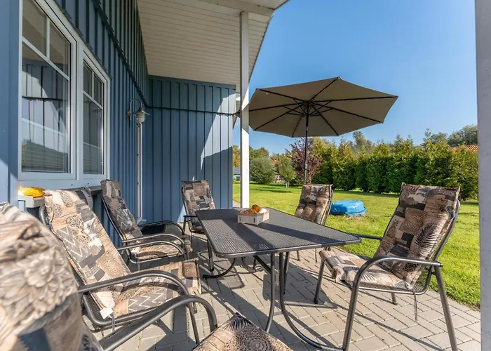 Дом отдыха 6 Personen Familienferienhaus Mit Sauna, Whirlpool Zwei Toiletten Und Kaminofen In *